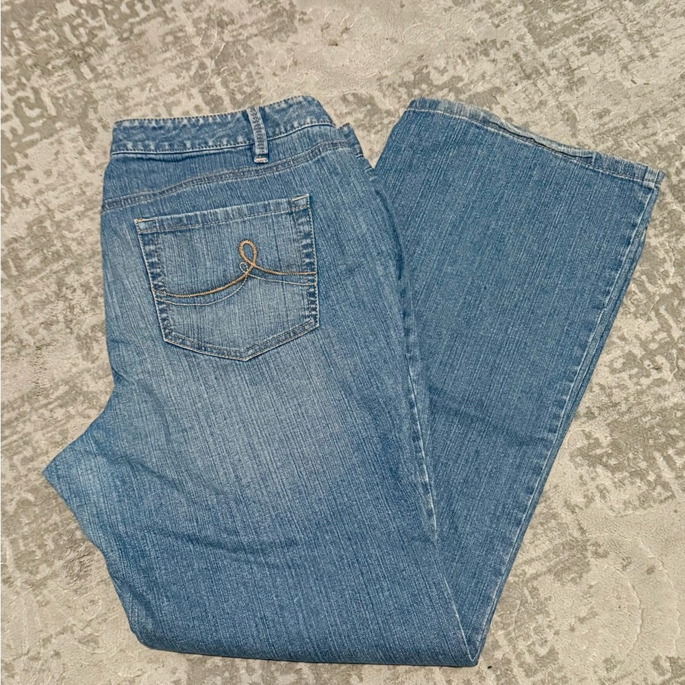 Ann Taylor LOFT Denim Wide Leg Jeans